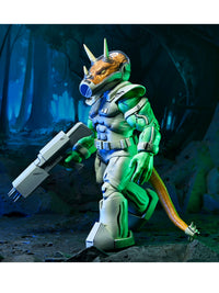 TMNT (MIRAGE COMICS) SHOCK COMMANDO TRICERATON - 7" SCALE ACTION FIGURE - Side