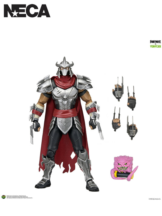 TMNT X FORTNITE SHREDDER - 7" SCALE ACTION FIGURE - Front