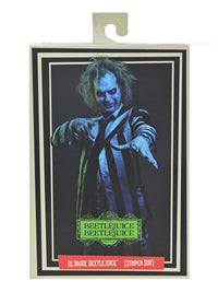 BEETLEJUICE "STRIPED SUIT" BEETLEJUICE BEETLEJUICE ULTIMATE 7" SCALE ACTION FIGURE