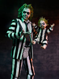 BEETLEJUICE "STRIPED SUIT" BEETLEJUICE BEETLEJUICE ULTIMATE 7" SCALE ACTION FIGURE - Side