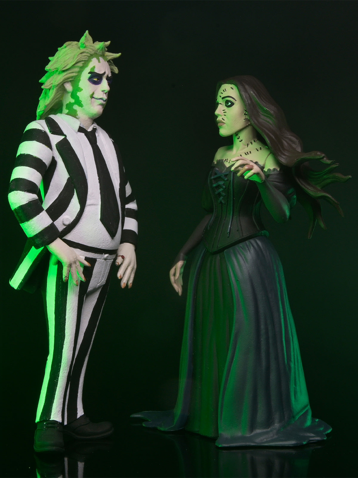 BEETLEJUICE BEETLEJUICE - TOONY TERRORS BEETLEJUICE &amp; DELORES 2 PACK - 6" SCALE ACTION FIGURES