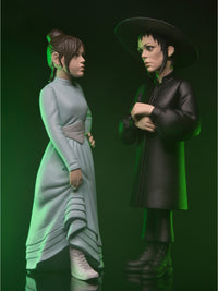 BEETLEJUICE BEETLEJUICE - TOONY TERRORS LYDIA &amp; ASTRID 2 PACK - 6" SCALE ACTION FIGURES - Packaging