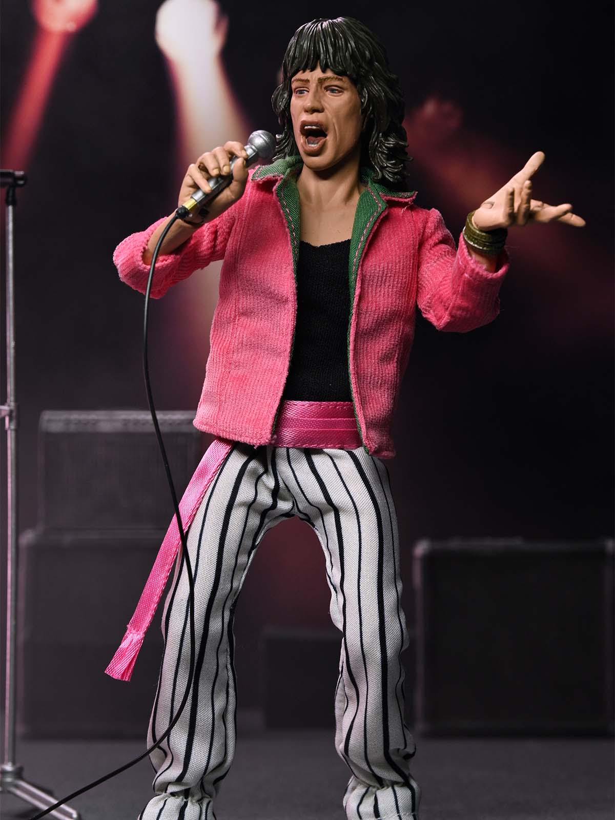 THE ROLLING STONES - MICK JAGGER (1975) 8" CLOTHED ACTION FIGURE - Packaging