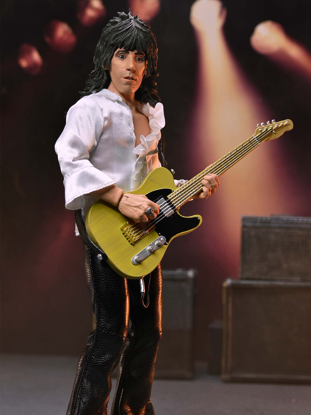THE ROLLING STONES - KEITH RICHARDS (1975) 8" CLOTHED ACTION FIGURE - Back