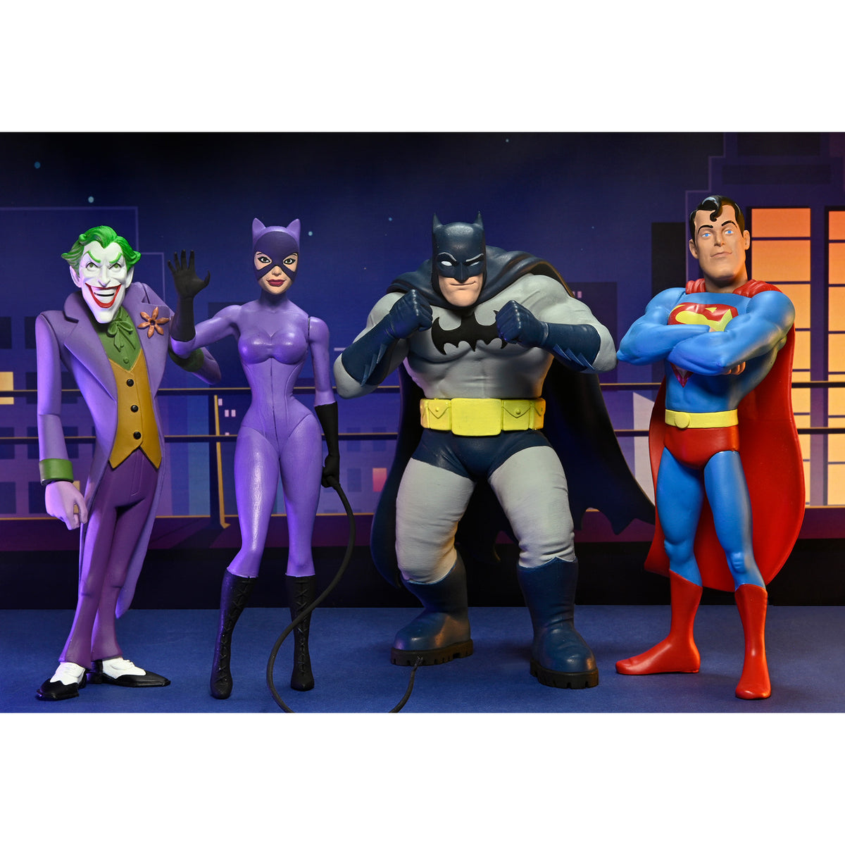 DC COMICS (CLASSIC COMICS) TOONY CATWOMAN IN PURPLE SUIT - 6" SCALE ACTION FIGURE
