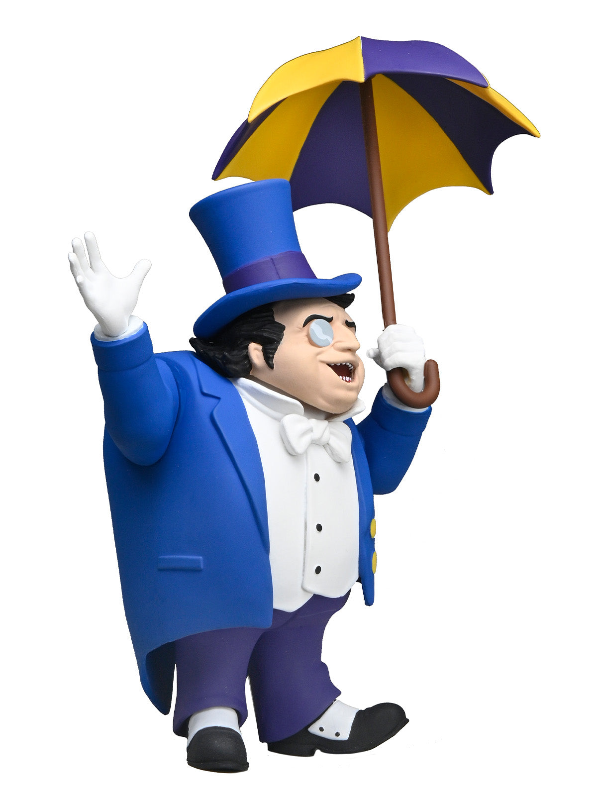 DC COMICS (CLASSIC COMICS) TOONY PENGUIN IN BLUE SUIT - 6" SCALE ACTION FIGURE - Side