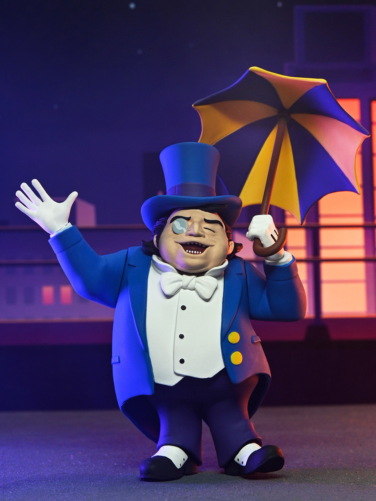 DC COMICS (CLASSIC COMICS) TOONY PENGUIN IN BLUE SUIT - 6" SCALE ACTION FIGURE