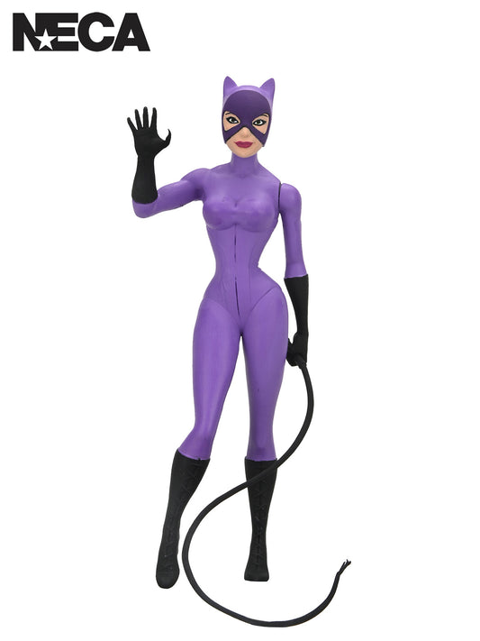 DC COMICS (CLASSIC COMICS) TOONY CATWOMAN IN PURPLE SUIT - 6" SCALE ACTION FIGURE - Front