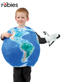 EARTH IN SPACE GLOBE COSTUME, CHILD - Front