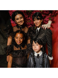 WEDNESDAY RAVE'N DELUXE COSTUME (NETFLIX), ADULT