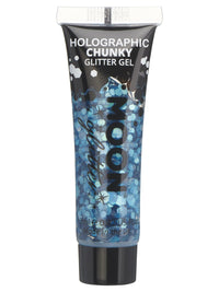 MOON GLITTER HOLOGRAPHIC CHUNKY GLITTER GEL - Side