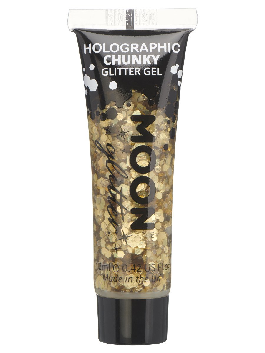 MOON GLITTER HOLOGRAPHIC CHUNKY GLITTER GEL - Packaging