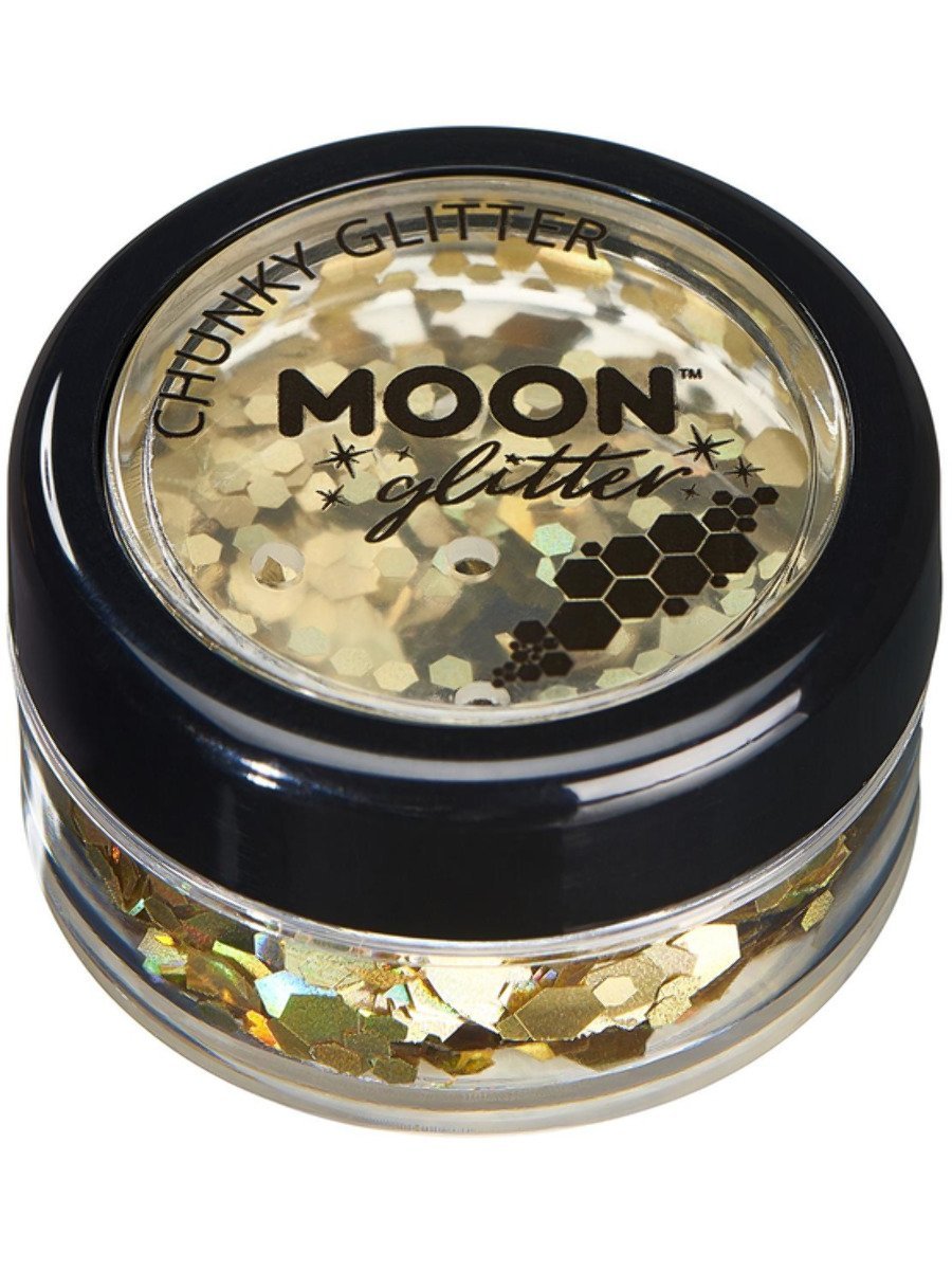 MOON GLITTER HOLOGRAPHIC CHUNKY GLITTER - Packaging