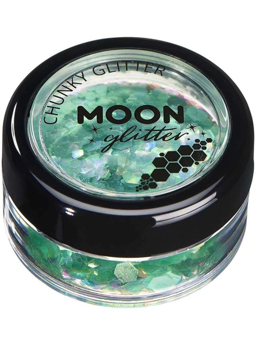 MOON GLITTER IRIDESCENT CHUNKY GLITTER - Side