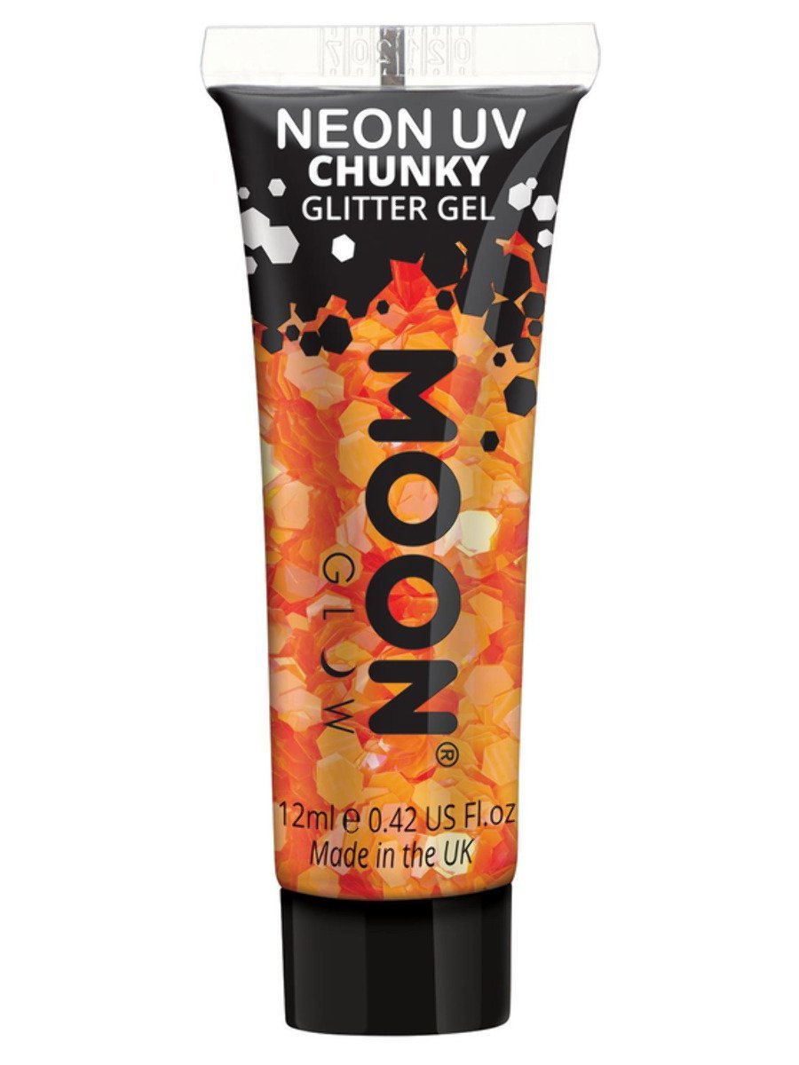 MOON GLOW NEON UV CHUNKY GLITTER GEL