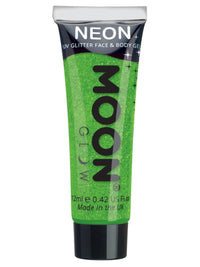 MOON GLOW NEON UV FINE GLITTER GEL - Blue - Packaging