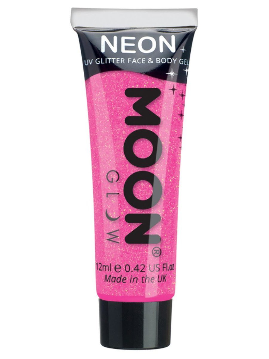 MOON GLOW NEON UV FINE GLITTER GEL - Blue