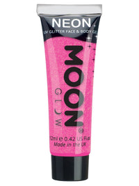 MOON GLOW NEON UV FINE GLITTER GEL - Blue