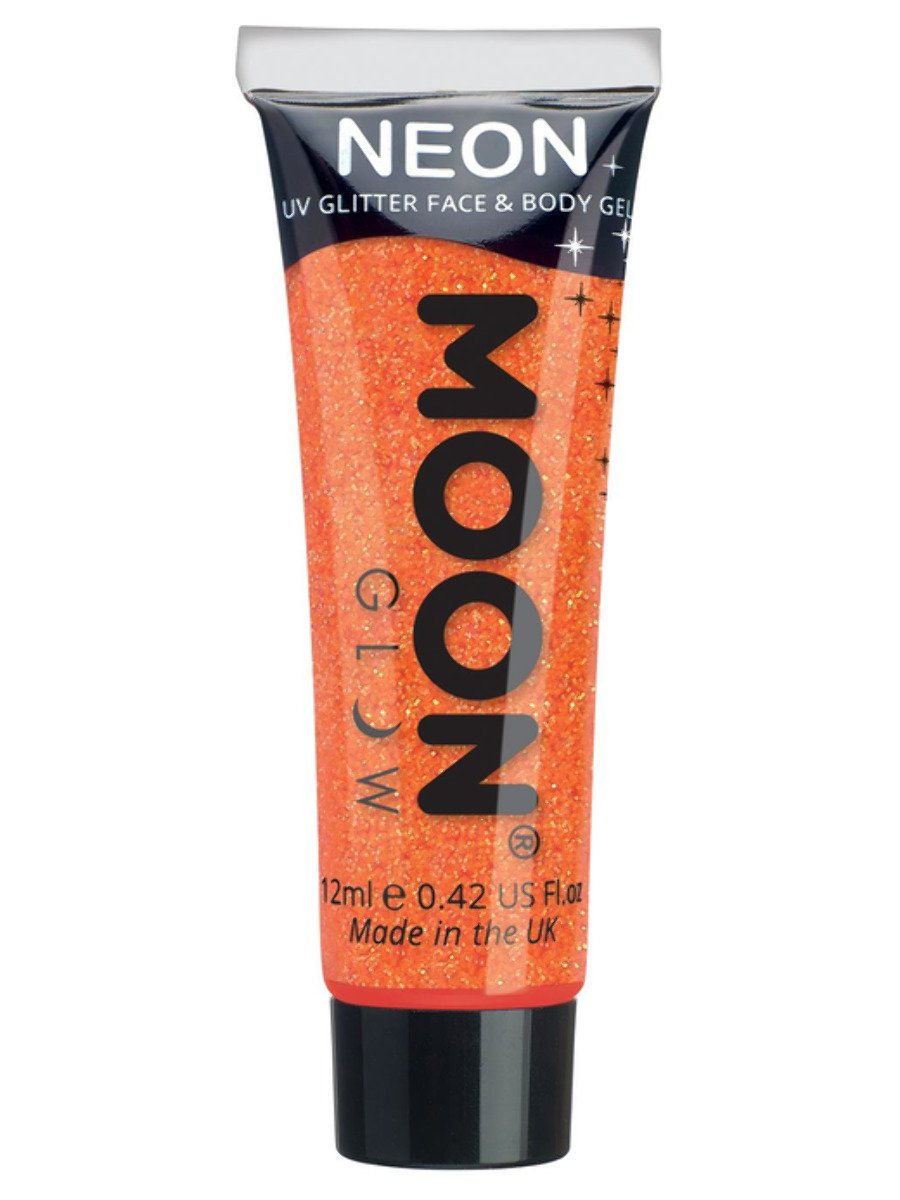 MOON GLOW NEON UV FINE GLITTER GEL - Blue