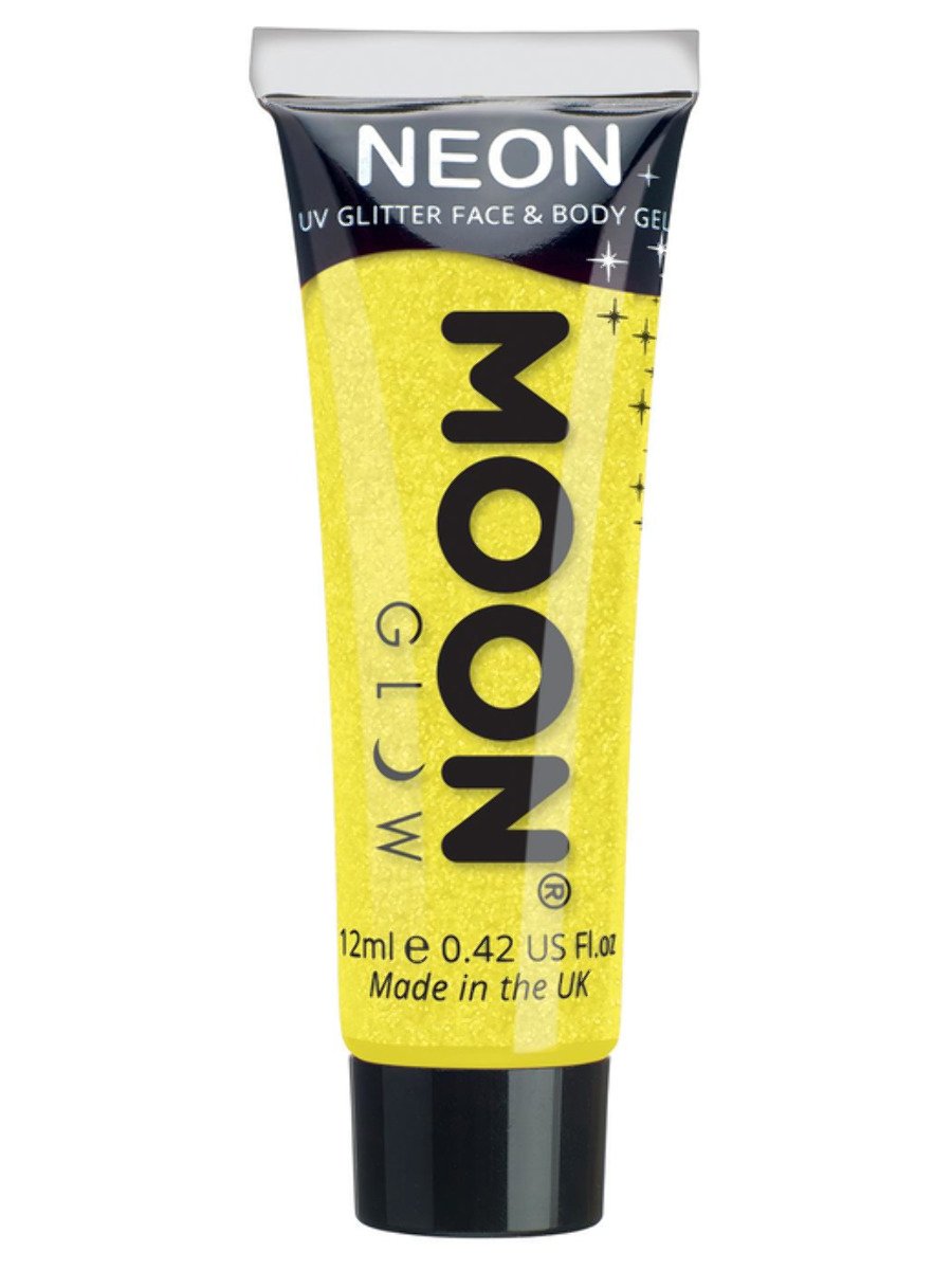 MOON GLOW NEON UV FINE GLITTER GEL - Blue