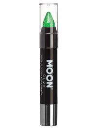 MOON GLOW NEON UV GLITTER BODY CRAYONS - Red - Back