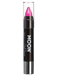 MOON GLOW NEON UV GLITTER BODY CRAYONS - Red - Packaging