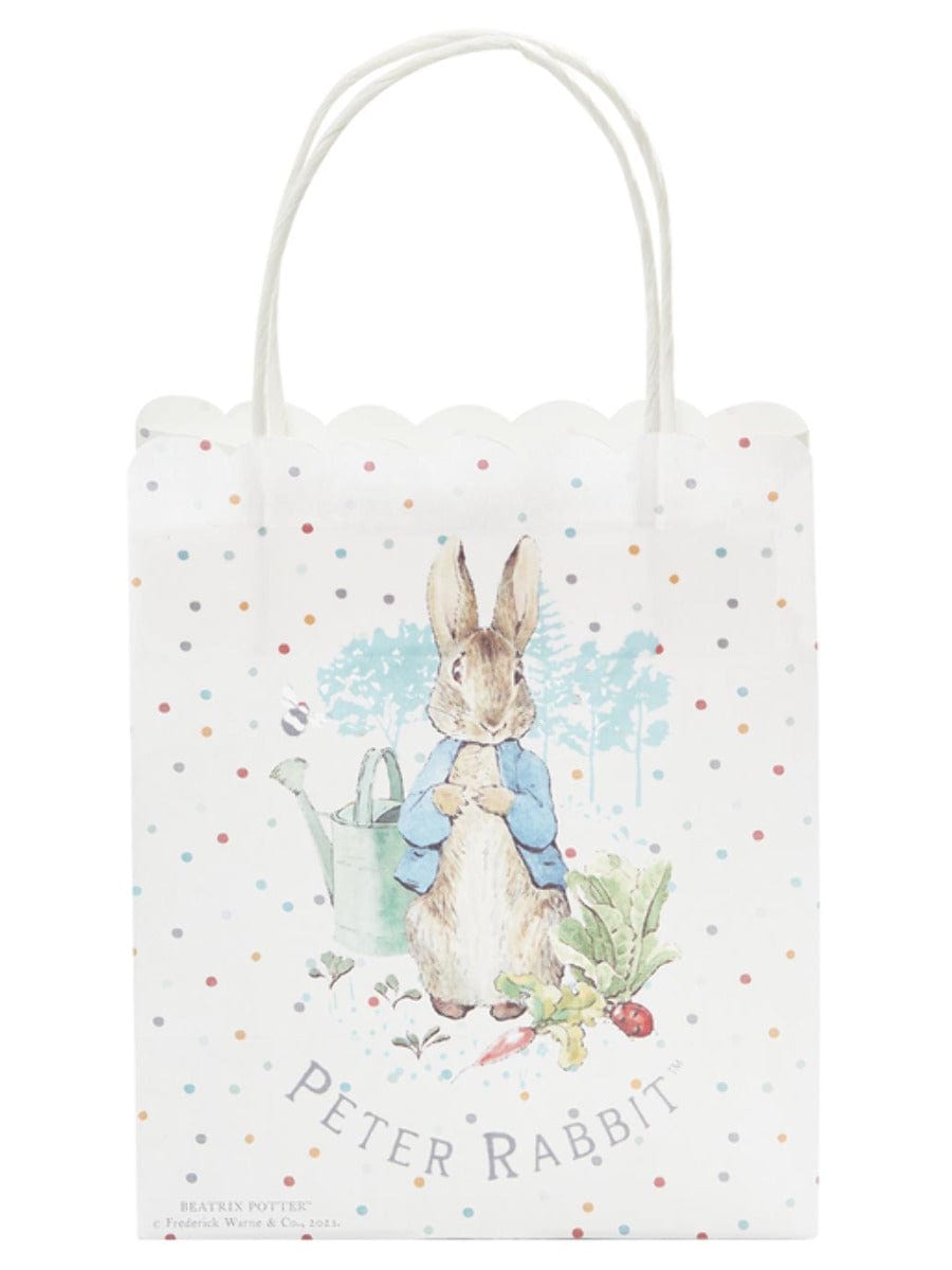 PETER RABBIT TABLEWARE PARTY BAGS X6 - Back