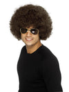 70S FUNKY AFRO WIG, ADULT - Brown - Front