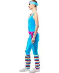 BARBIE EXERCISE COSTUME, ADULT